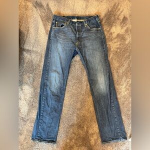 Levi's Medium Wash Straight Leg Denim Jeans